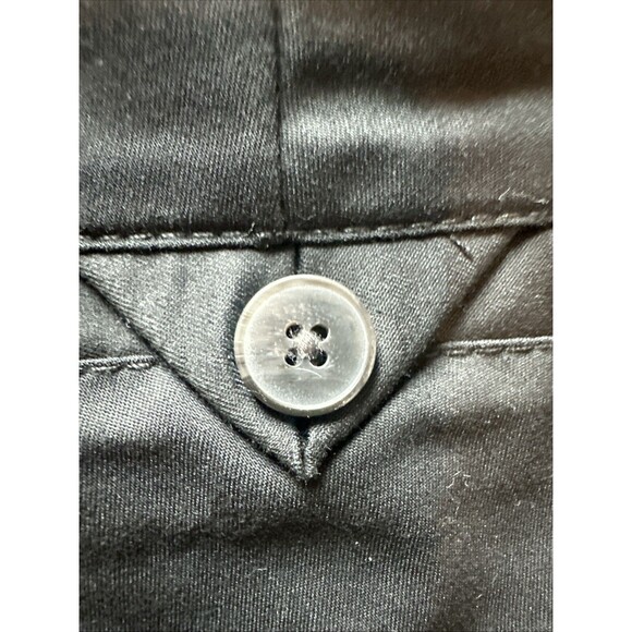 NWT Dockers Black Khaki Diem Straight Legged Womens 10 Metro Capri Pants - Picture 14 of 16